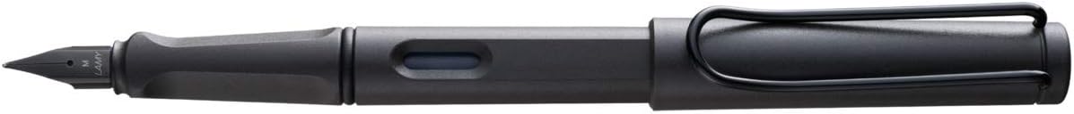 Lamy Safari Fountain Pen (M) Green & 5 Black Ink Cartridges