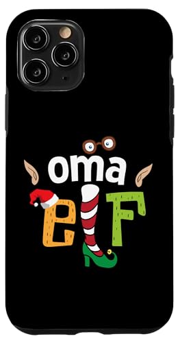 Carcasa para iPhone 11 Pro Oma Elf Christmas Elves Squad Grandma Matching Elf Family