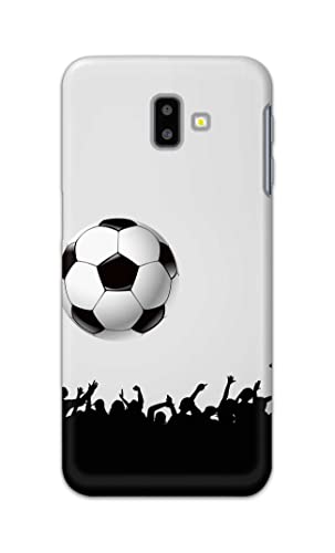 Image of Printed Hard Back Cover Case for Samsung Galaxy J6 Plus | Samsung J6+ Back Cover (Football Icon) -1302