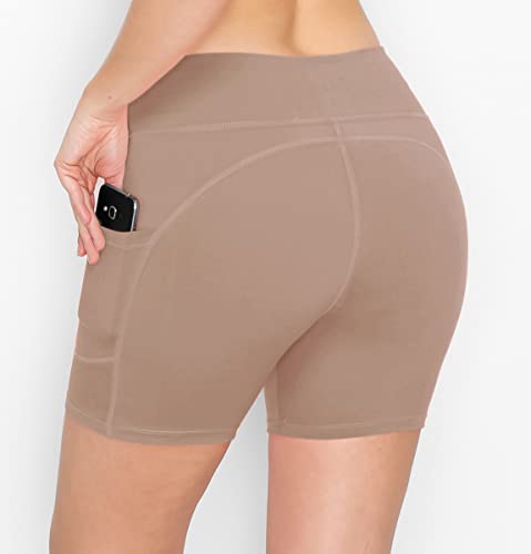Image of ALWAYS Women's Super Soft Biker Shorts - 3 inch / 5 inch / 8 inch High Waisted Yoga Running Dance Spandex Shorts