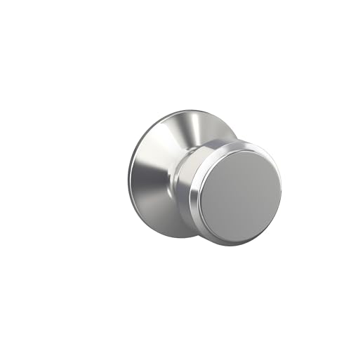Image of SCHLAGE F10 BWE 625 Bowery Passage Knob, Bright Chrome