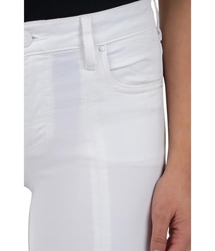 KUT from the Kloth Women's Amy Crop Straight Leg Roll Up Fray Princess Seam4