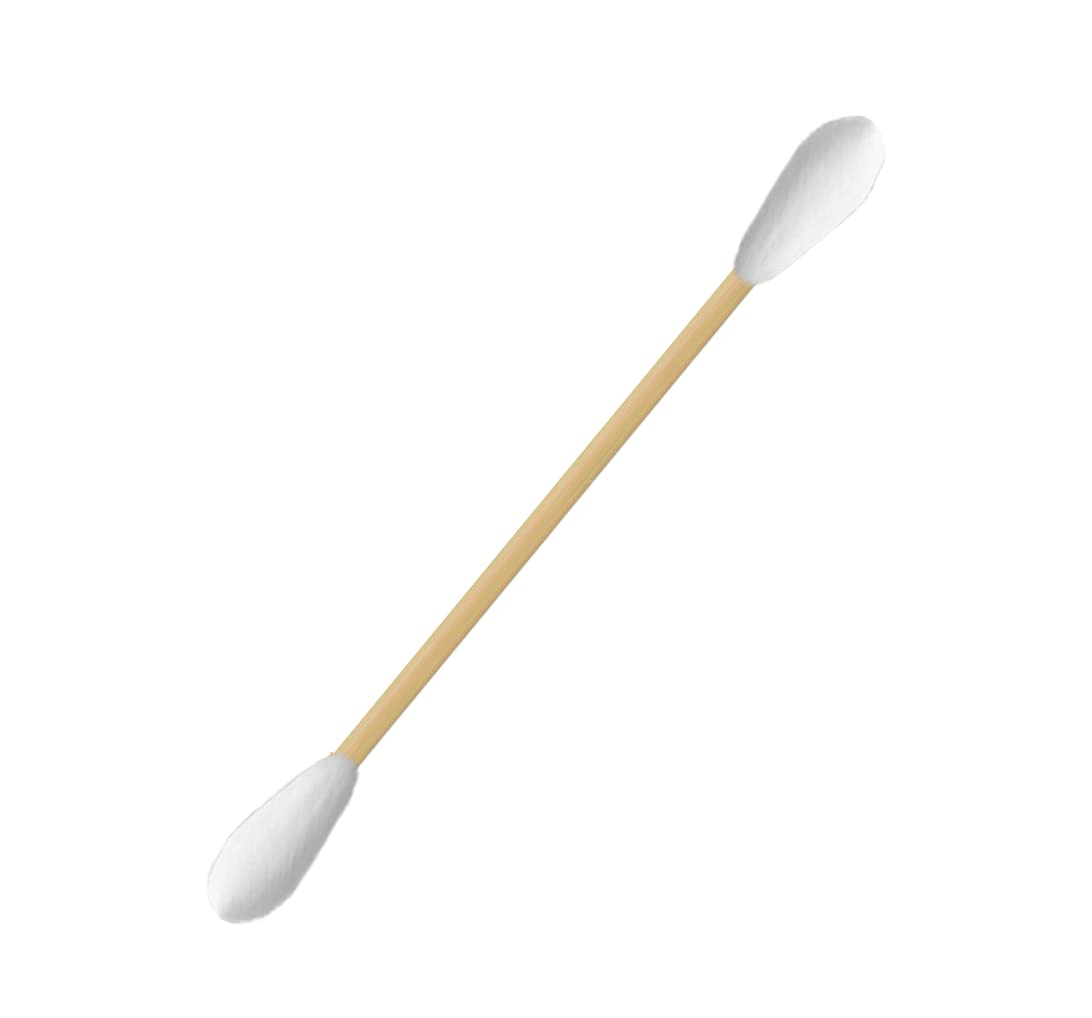 Cotton Fioc 100 - Candore - Bastoncini in bambù più solido, testa in morbido cotone, biodegradabile