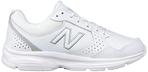 New Balance Women's 411 V1 Walking Shoe, White/White, 8 #TOP5