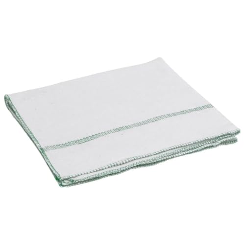 Sufrk Paños para suelo, 5 unidades, rayas blancas y verdes, 50 x 60 cm, paño de limpieza de microfibra, toallas de limpieza para todos los usos