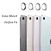 For iPad Air 6 11-inch 13-inch Camera Lens Protector Tempered Glass - 2 Packs -Compatible with iPad Mini 7 2024/ Mini 6 2021, iPad Air 2020/2022,New iPad Accessory-Blue