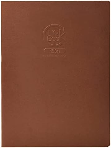 Clairefontaine - Ref 60338C - Crok'Book Portrait Staplebound Sketchbook - 17 x 22cm, 160gsm Paper, Acid Free, pH Neutral, 20 White Pages - Random Colour Cover
