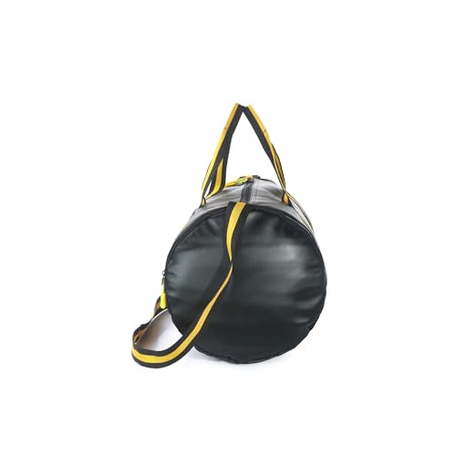 Image of Nautica Duffle Bag for Travel | Stylish Leatherette Luggage | Compact and Comfortable for Travelling |Hand Duffel Bag |Suitable for Men and Women, Yellow