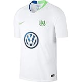 wolfsburg trikot 18/19 kinder Natürliche Bewegungsfreiheit Nike Herren VFL Wolfsburg Breathe Stadium Away T-Shirt, White/Green Strike, S