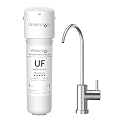 Waterdrop 10UBW-UF 0.01 ?m Ultra Filtration Under Sink Water Filter System for Baçt?ria Reduction, Reduces Lead, Chlorine, Bad Taste & Odor, 8K Gallons, with Dedicated Faucet, USA Tech
