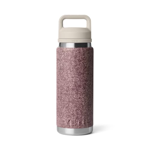 Image of YETI Rambler 26 oz Bottle, Leakproof, Vacuum Insulated, Stainless Steel with Chug Cap, Riverhead Red
