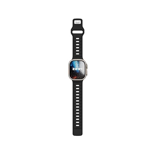 DONEGANI UC1 Band for Apple Watch Bands Women Men Se Ultra 2 40mm 44mm 46mm 42mm 45mm 41mm 38mm 49mm Series 11 10 9 8 7 6 5 4 3 iWatch Sport Strap Silicone Black by DONEGANI - Used condition - Image 5