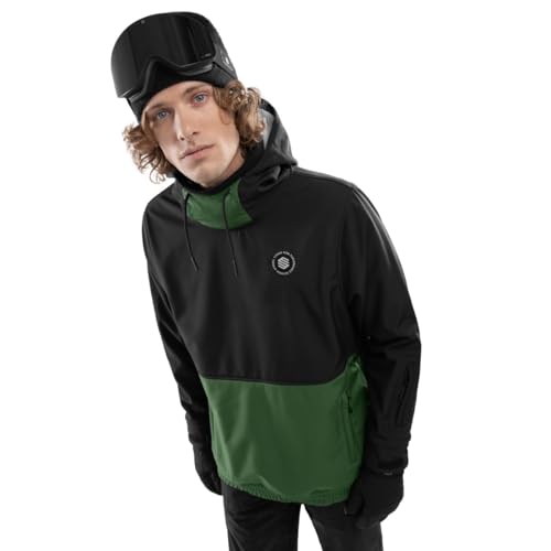 SIROKO - Giacca da Snowboard W1 Evergreen - L - Nero/Verde