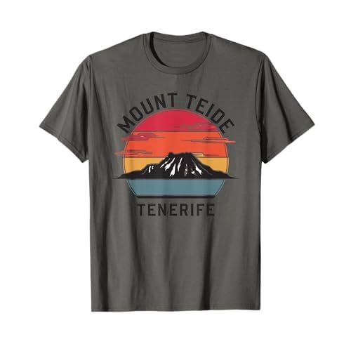 Mount Teide Tenerife Estilo Vintage Camiseta