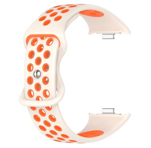 [SHEAWA] for Xiaomi Smart Band 9 Pro/8 Pro/Redmi Watch5/4 �o���h �x���g �����o���h �V���R�� �ւ��o���h �ʋC���ɗD�� �����x���g �X�g���b�v �A�N�Z�T���[ (�A�C�{���[+�I�����W)