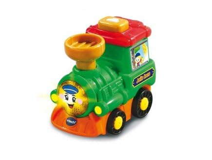 Margot Jolie Loco avec Bouton Surprise Version Francaise - tut tut Bolide Fille - Set Train, vehicule interactif Bebe et Une Carte