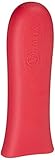 Victoria Silicone Cast Iron Handle Cover. for 6.5 and 8 Inch Skillets, Small, Red