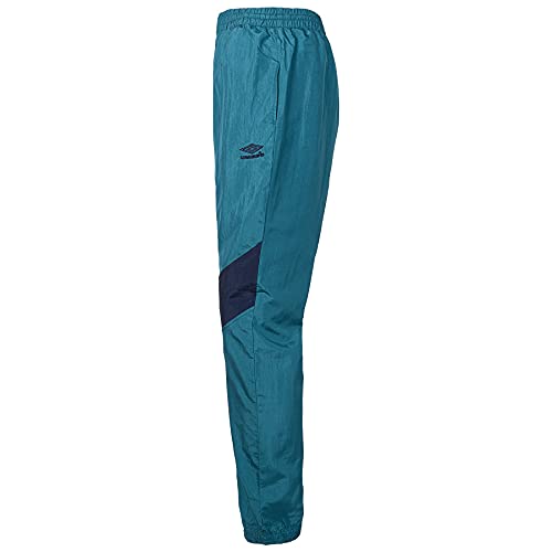 Umbro Boy's Youth (8-18) Retro Wind Soccer Pants, Teal/Navy2
