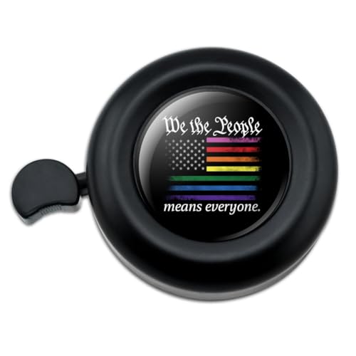 Graphics & More We The People Flag Pride Bicycle Handlebar Bike Bell