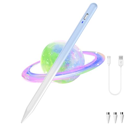 Stylus Pen for Android Tablet Tablet Pencil for iOS/Android Rechargeable Active Stylus Pen for iPhone/XiaoMi/Huawei/Vivo/Lenovo/Pixel and Other Android Smartphones and Tablets-Gradient Blue