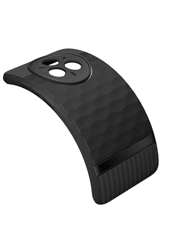 Image of Knotyy Soft Back Cover for vivo Y400 Pro 5G | Full Camera Protection | Flexible Shockproof Back Case for (Black)