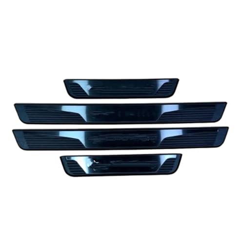 Protections Seuil Porte Mitsubishi Triton Anti-Rayure Plinthe Pédale Auto Acier Inoxydable Noir