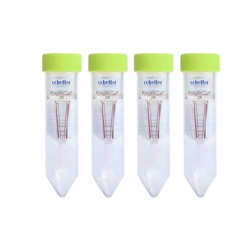 Image of 2kDa Ultra Centrifugal Filter Units, 15mL, Regenerated Cellulose, 24 /PK | Sample Volume 12-15 mL, L x D: 119.6 x 29mm, RC Membrane, Screw Caps, Non-sterile, Individually Packed