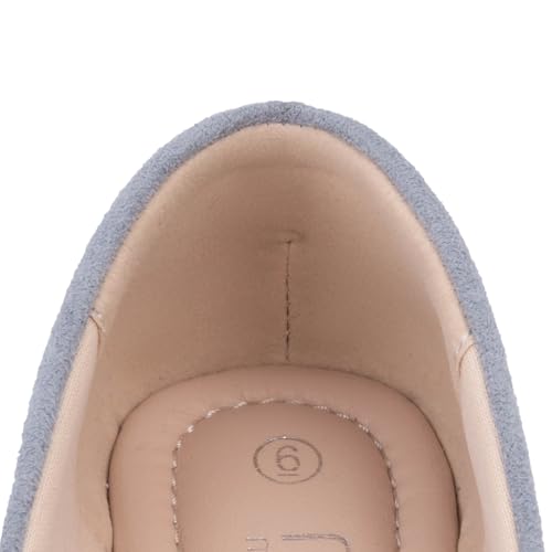 Image of MUSSHOE Comfortable Office Flats for Women: Pointed Toe Work Shoes with Memory Foam - Dressy Business Casual Slip On Flats for Commute & All Day Wear