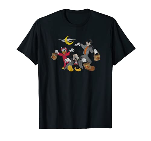 Disney Mickey goofy Donald Halloween Squad T-Shirt