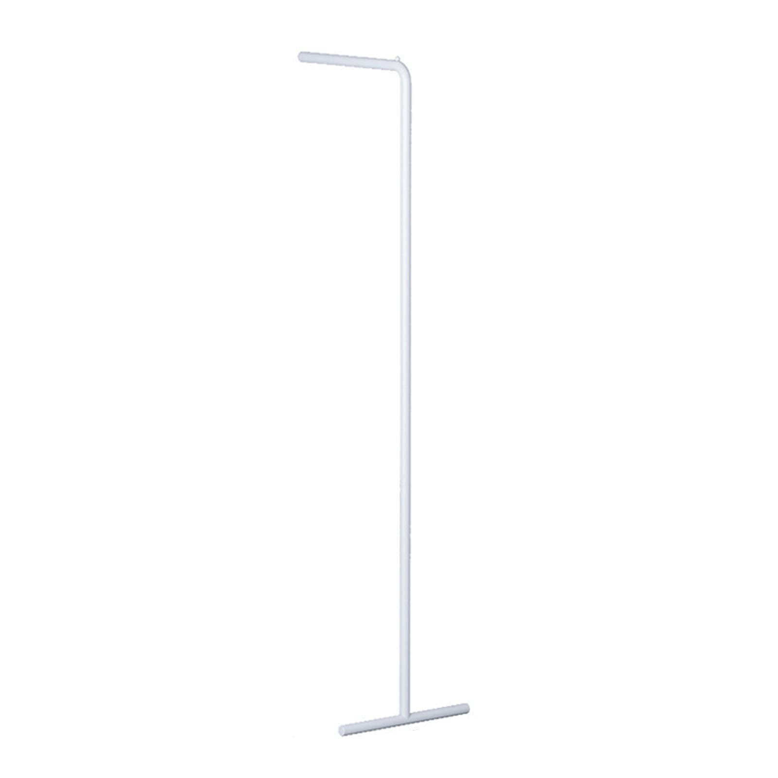 SaryEdge Clothing Rack Wall Metal Clothes Rails Rod Storage Racks Drying Garment Display For Home/Retail,White-38x160cm,White-38x160cm