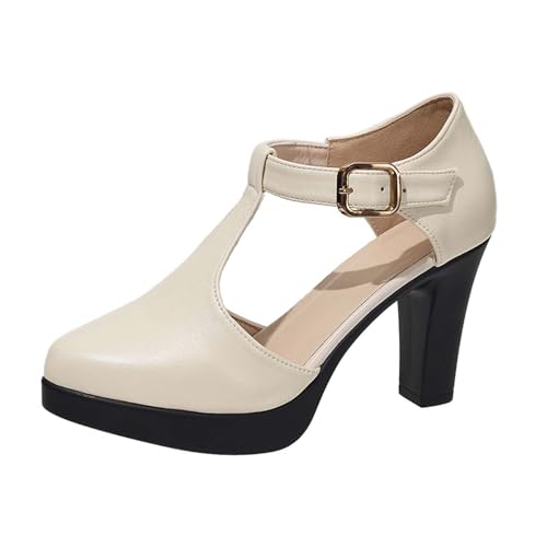 Sandales à talons hauts grande taille confortables à bout pointu