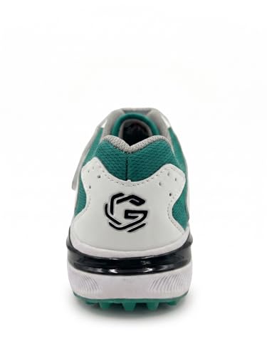 Image of GOWIN Hawk Cricket Shoes for Men | PVC+TPU Upper with Velcro Strap | EVA & Rubber Sole | Lightweight & Comfortable | Turf & Hard Ground | Training & Tournament Sports Shoes