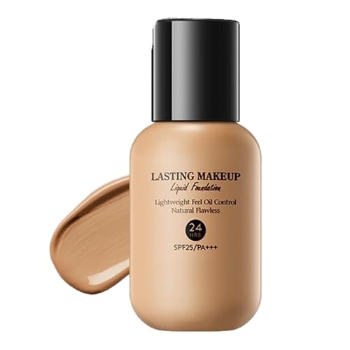 Base Líquida de Cobertura Total Resistente al Agua - Acabado Mate Sin Aceites, Maquillaje de Fondo Perfecto y Uniforme ﻿ (09)