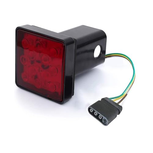 Amazon | Hoomyew 12LED 車用赤ブレーキライト DRL トレーラー 