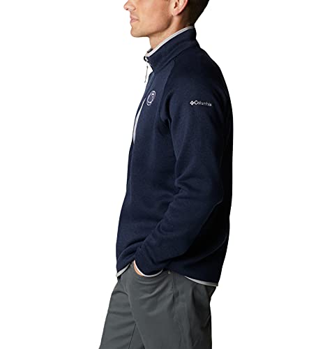 Image of Columbia NCAA mens Collegiate Canyon Point Sweater Fleece Half Zip