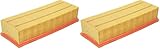 WIX Racing Filters Air Filter Panel (Pack of 2)