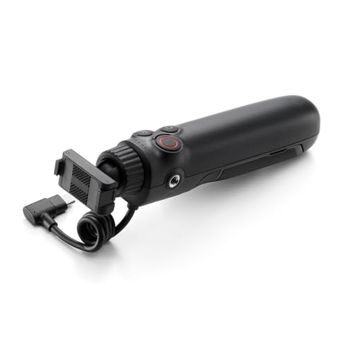 Osmo Action Multifunctional Charging Handle for DJI Osmo Action 5 Pro/4, Black, USB & 3.5mm Audio Jack, Camera Accessory - Additional View