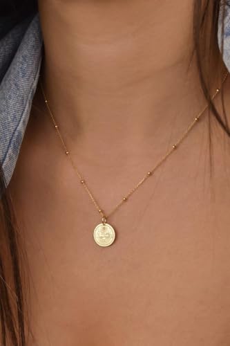 Pendentif céleste gravé or et argent : le cadeau idéal avec maille forçat