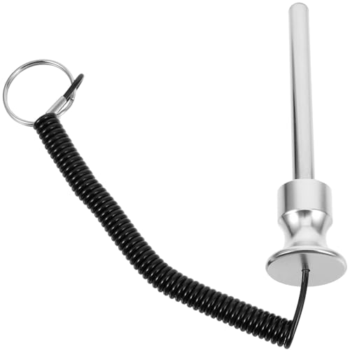 NAMOARLY Pasador de Carga para Fitness Cuerda Ajustable y Mecanismo Magnético, Aleación de Aluminio y Hierro, Accesorio para Poleas de Gimnasio, Soporte Seguro para Discos de Pesas,