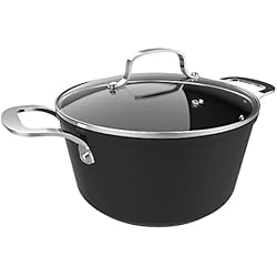 Cacerolas Eterna Cecotec Olla Polka Fantasy 24 Pot Silver. Diámetro 24 cm, Capacidad 4,4 L, Aluminio Forjado, Revestimiento antiadherente Whitford Eterna, Libre PFOA, Apta para todo tipo de cocinas, Tapa
