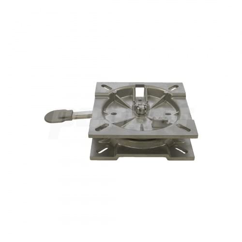 PONTTOR Drehscheibe Aus Aluminium Für Angler-, Boots- Und Steuerstühle – 360° Drehbar, 8 Positionen Verriegelbar, Korrosions- Und Salzwasserresistent (17,3 X 17,3 Cm) PONTTOR Drehscheibe Aus Aluminium Für Angler-, Boots- Und Steuerstühle – 360° Drehbar, 8 Positionen Verriegelbar, Korrosions- Und Salzwasserresistent (17,3 X 17,3 Cm)