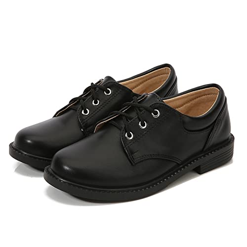 Chaussures décontractées en cuir gris pour performance et école - 2