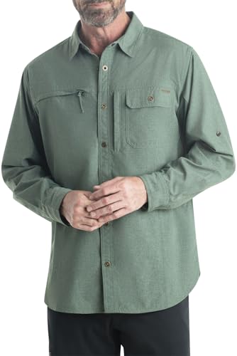 Legendary Whitetails Men's Quick Dry Moisture Wicking UPF 50+ Uv Sun Protection Long Sleeve Fishing Shirt2