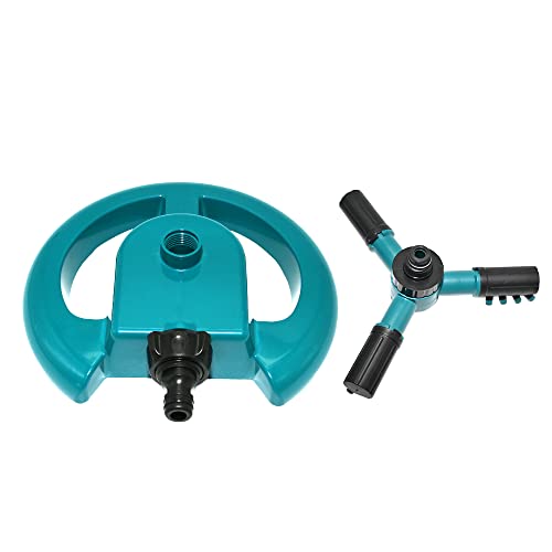 Image of Ram Garden Sprinkler Automatic Lawn Sprinkler 360 Degree Rotating Grass Lawn Plants Veggies Sprinkler