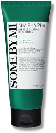 SOME BY MI AHA BHA PHA Miracle Calming Body Lotion, 6.76 oz โ Salicylic Acid Exfoliating Body Moisturizer for Dry & Rough Skin โ Daily Hydration with Centella Asiatica & Tea Tree โ Korean Skin Care