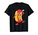 Funny Hotdog Sunglasses American Flag 4th of July Patriotic T-Shirt