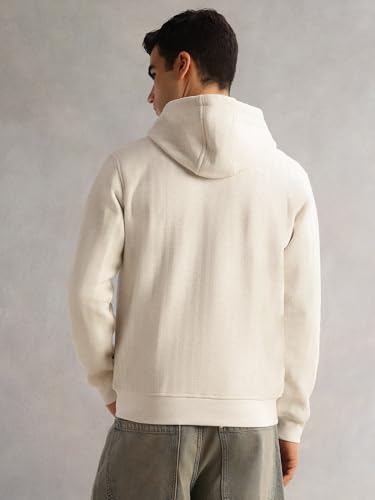 Image of Thomas Scott Men's | Regular Fit | Long Sleeves | Zip Closure | Front-Open | Dry Clean | 2 Pockets | Knitted | Hooded | Sweatshirt