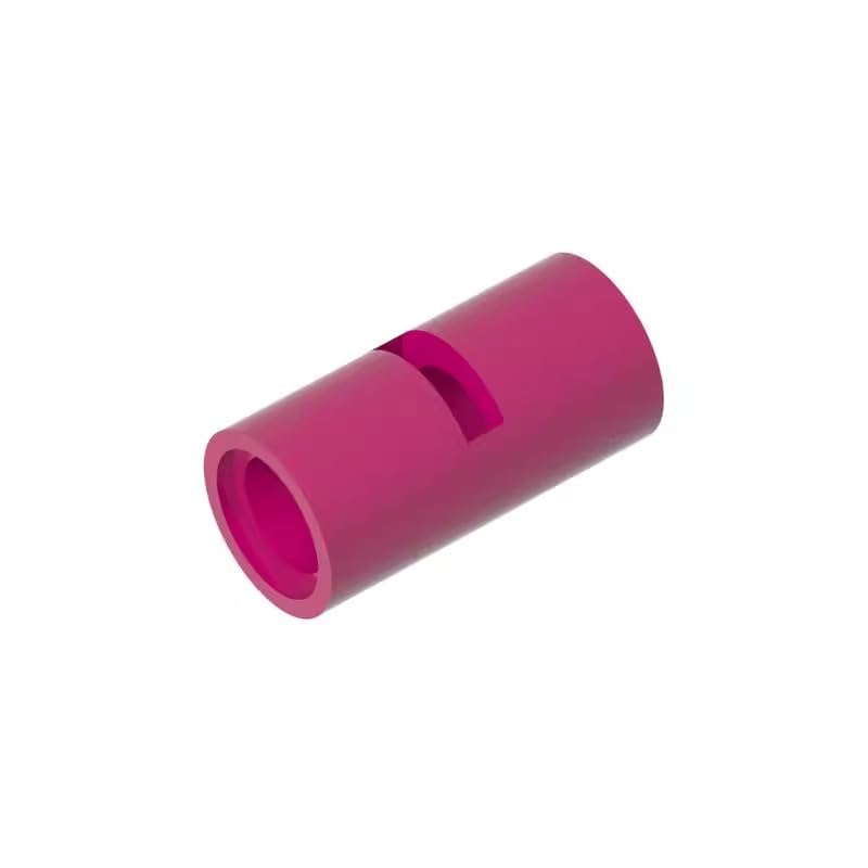 Gobricks GDS-887 Technic Pin Connector Round (Slotted) 50PCS Compatible with Lego Toy 62462 29219 DIY Parts and MOC Components for Major Brick Brands Color:Magenta — image 1