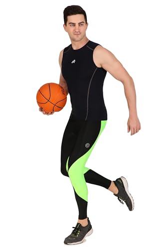 Image of ReDesign Apparels Recharge Men Polyester Sports Compression Pant /Legging /Full Tights