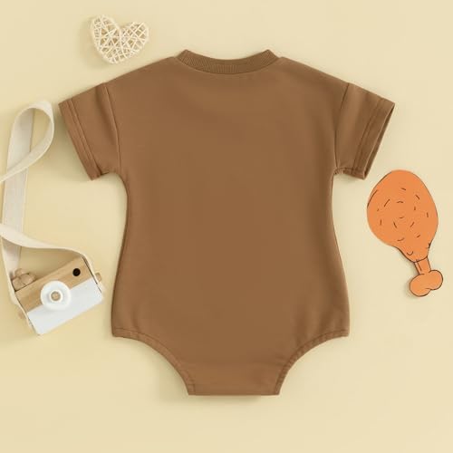 FIOMVA Baby Boy Girl Farm Outfit Embroidery Onesie Bubble Romper Short Sleeve Bodysuit Shirt Newborn Summer Clothes4